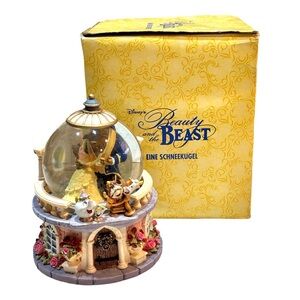 Disney Beauty and the Beast Musical‎ Snowglobe Rare Vintage Collectible